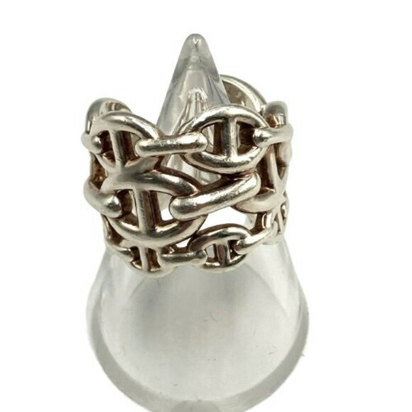 HERMES Silver Ring - Picture 1 of 6